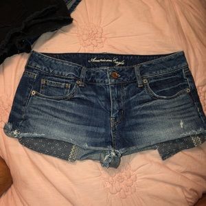 American eagle jean shorts